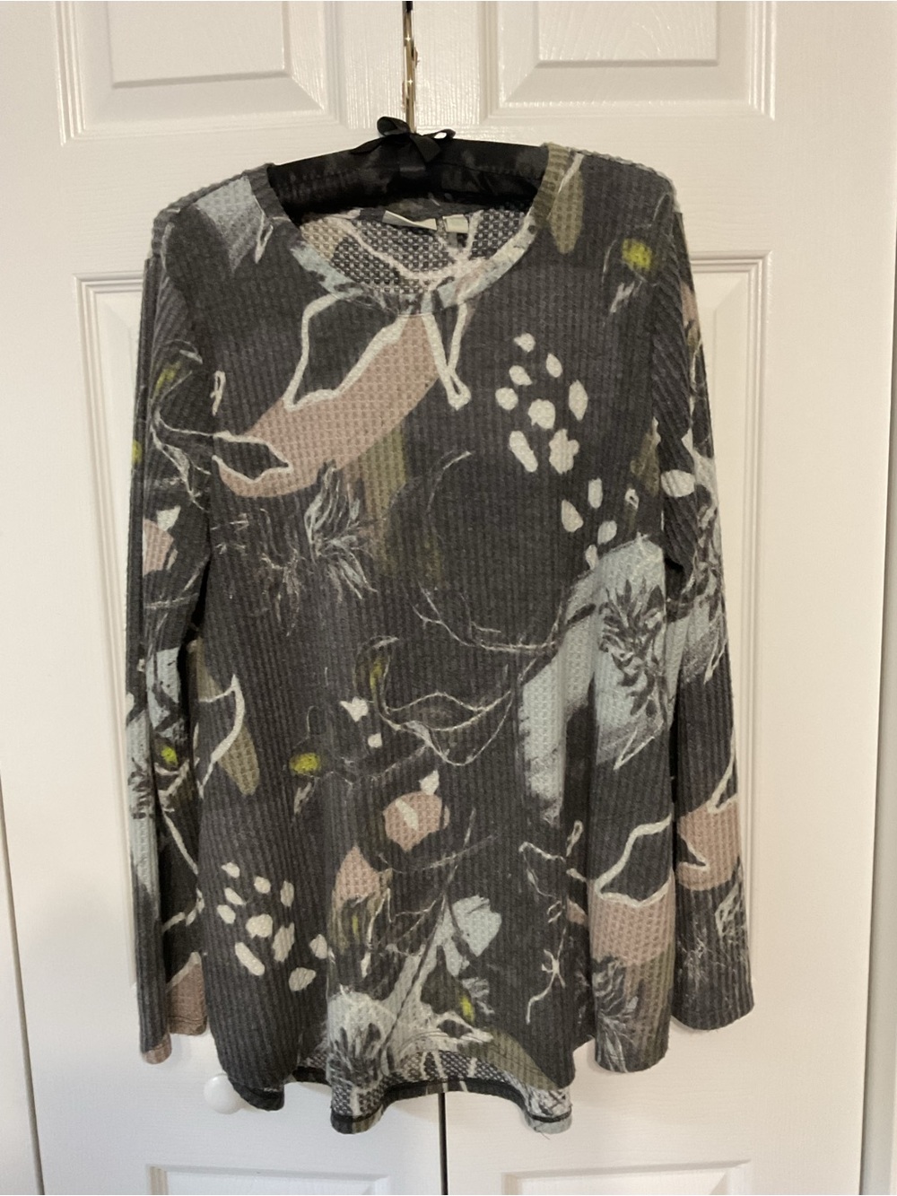 Logo Floral Rib-Knit Sweater